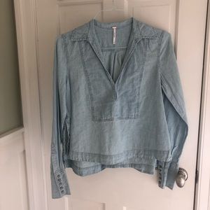 Free People Denim Shirt